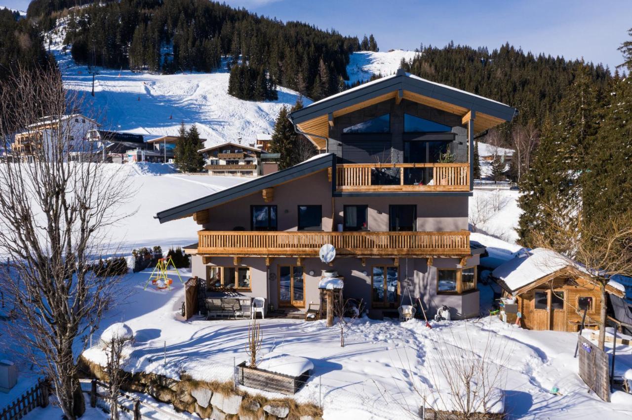 Ski In - Ski Out Panoramaferienhaus Breitmoos Neben Mittelstation Mittersill Zewnętrze zdjęcie
